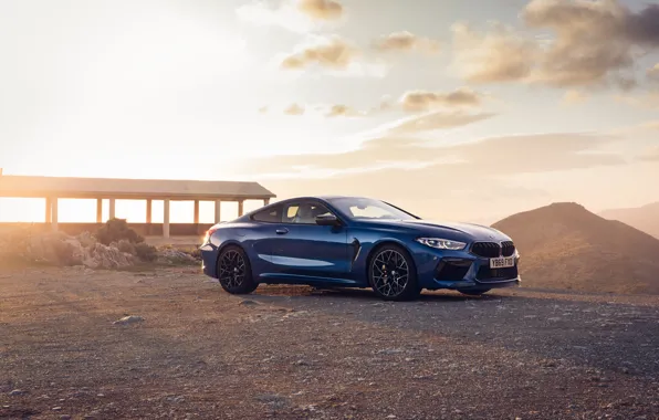 Картинка закат, BMW, Coupe, Competition, UK-Spec, 2019, BMW M8, F92