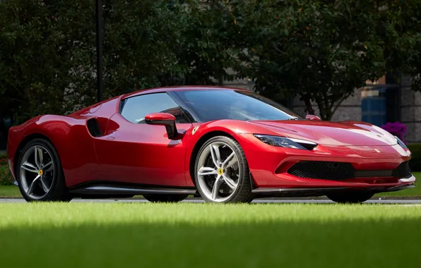 Картинка Ferrari, design, sports car, 296 GTB