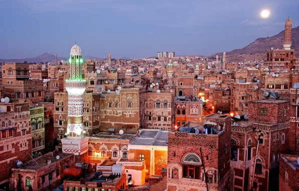 Картинка город, Йемен, Сана