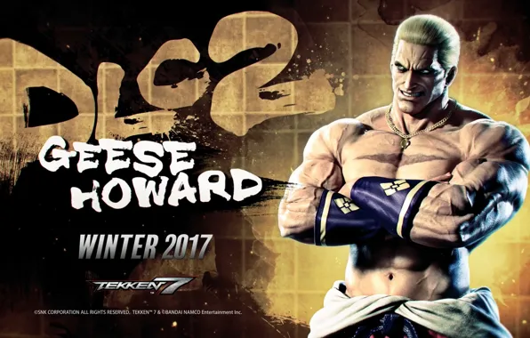 Картинка мужик, мускулатура, Tekken 7 Fated Retribution, Geese Howard