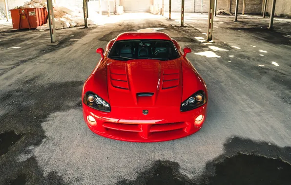 Картинка Dodge, Viper, SRT10, RED, Face