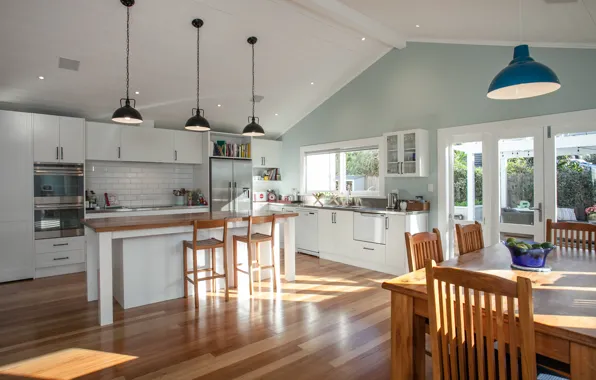 Картинка интерьер, кухня, New Zealand, Cambridge, столовая