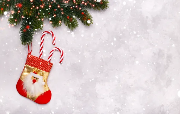 Картинка снег, Новый Год, Рождество, Christmas, snow, New Year, decoration, Happy, Merry, fir tree, ветки ели