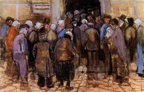 Картинка люди, народ, Винсент ван Гог, The Poor, and Money