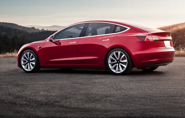Картинка Tesla, Tesla Model 3, Electic Car