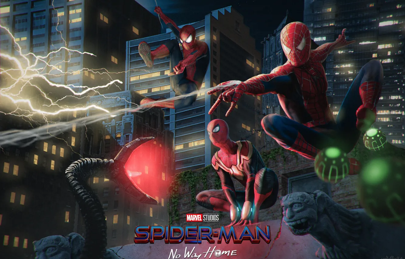 Фото обои Marvel, Spider man, Spider-verse, No way home