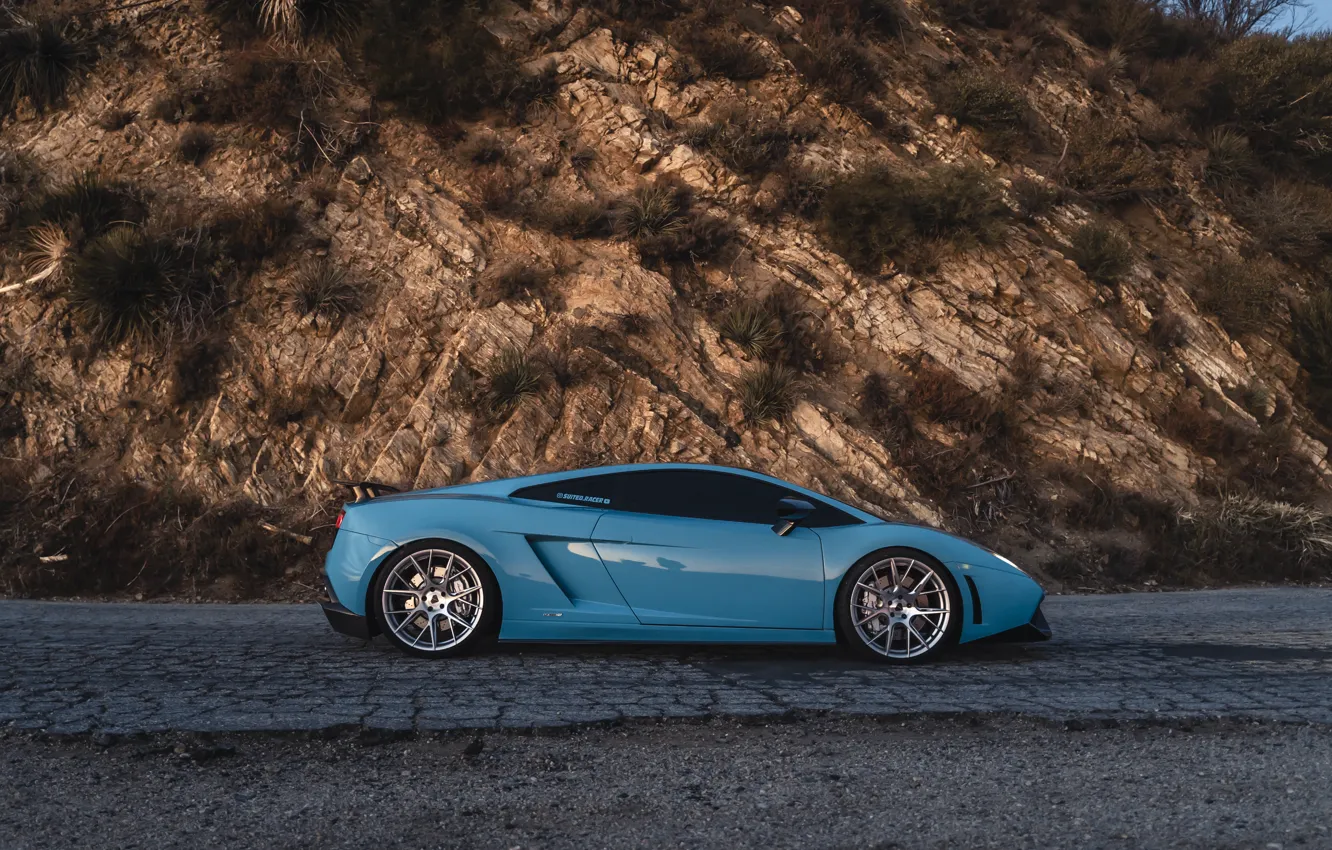Фото обои Lamborghini, Gallardo, side view, LP550-2 MLE