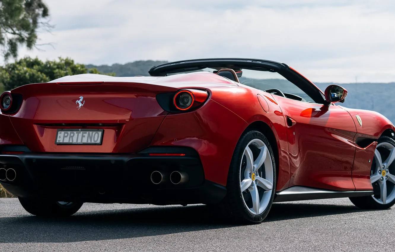 Фото обои convertible, exterior, 2021, Ferrari Portofino M