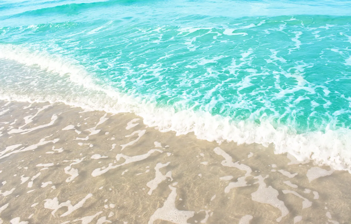 Фото обои песок, море, волны, пляж, лето, summer, beach, sea, ocean, blue, seascape, sand, wave