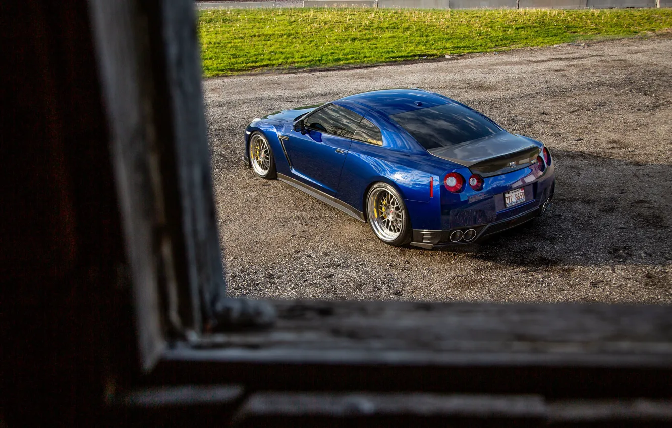 Фото обои Nissan, GT-R, Window