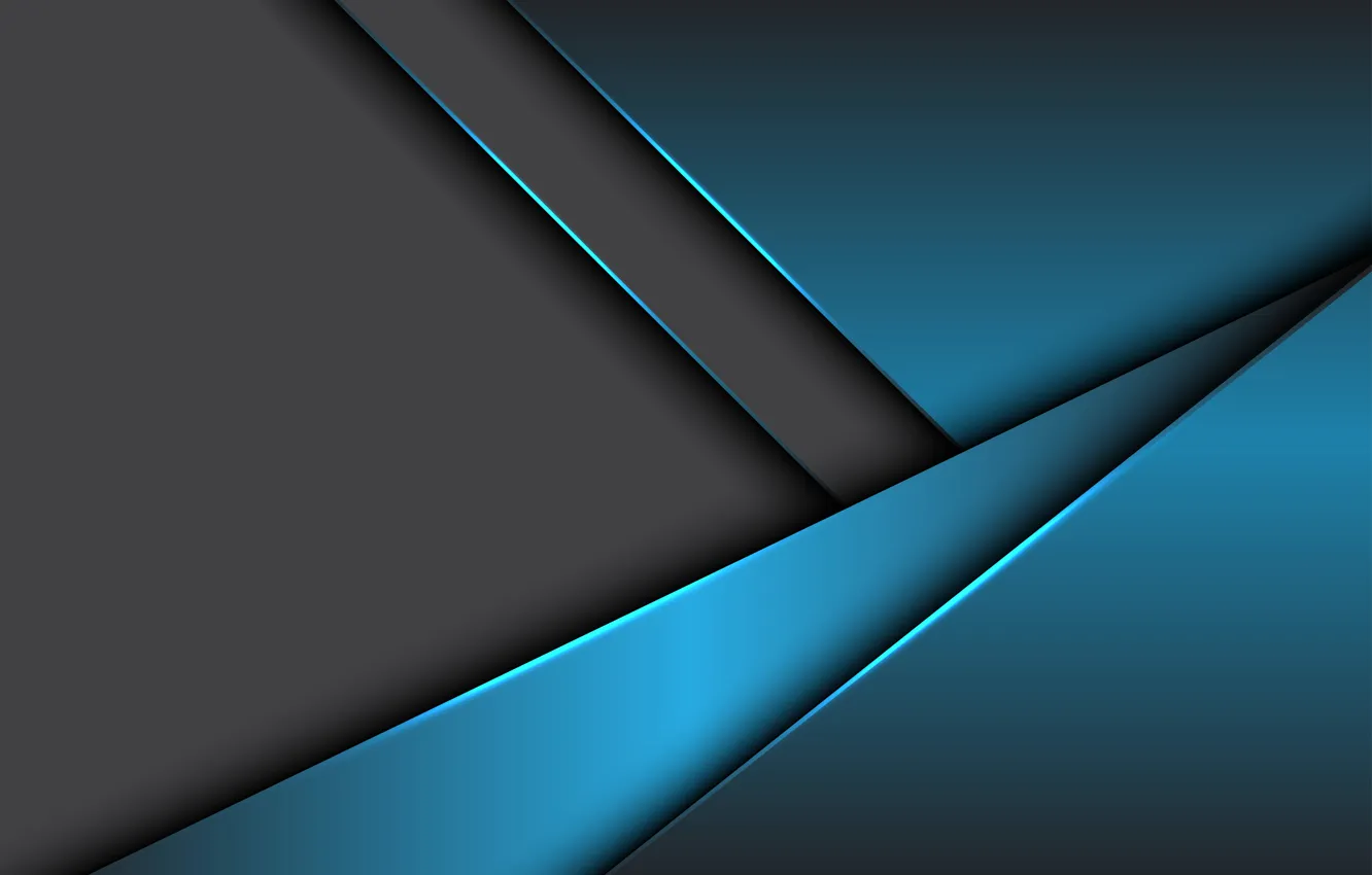 Фото обои линии, серый, Синий, design, металлик, background, material