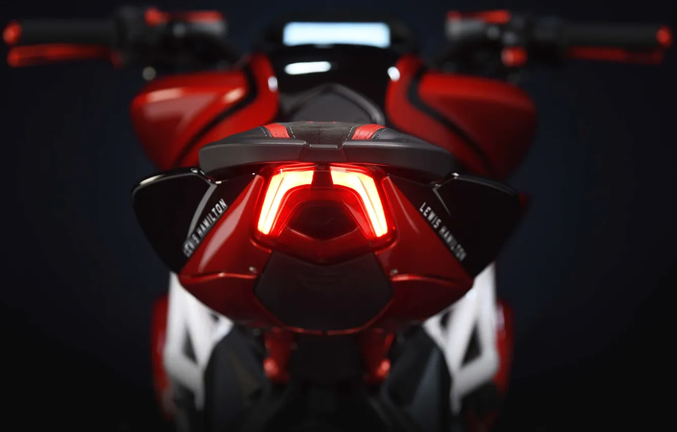 Фото обои design, motocycle, dark background, backlight, Augusta