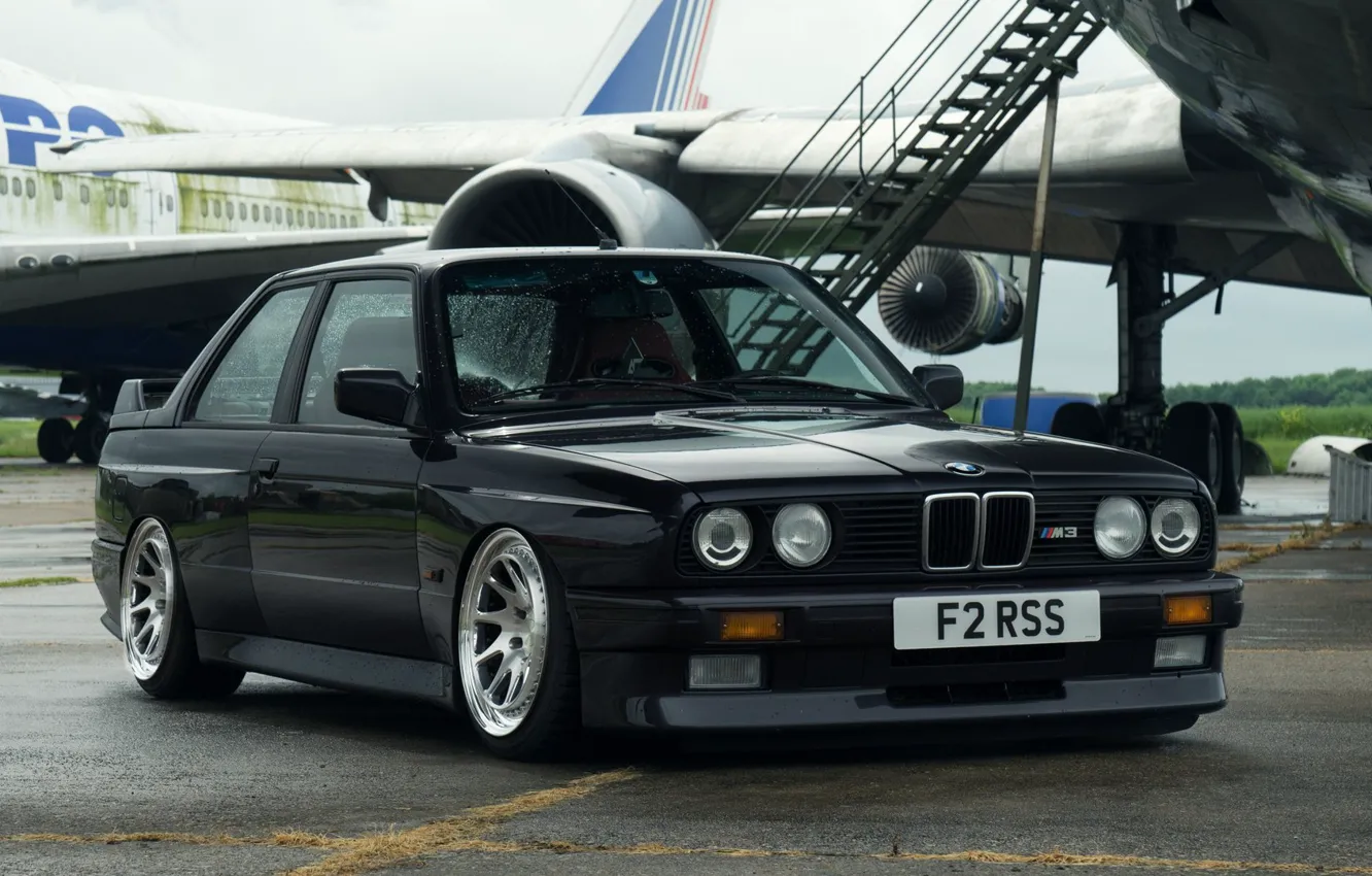 Фото обои BMW, E30, 1986, m3
