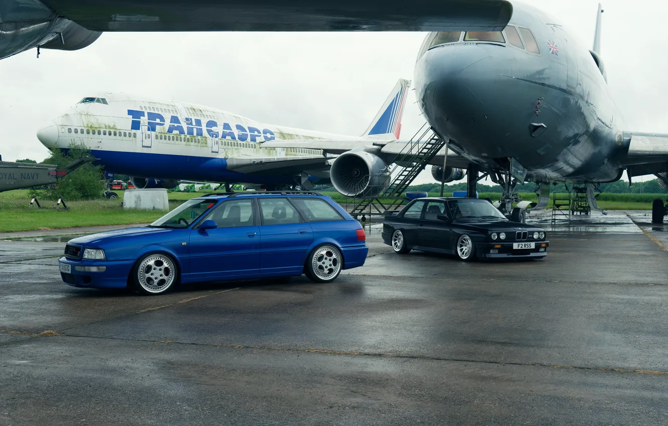 Фото обои BMW, AUDI, COUPE, E30 M3, E30, RS2, AVANT, M3E30, AUDI 80
