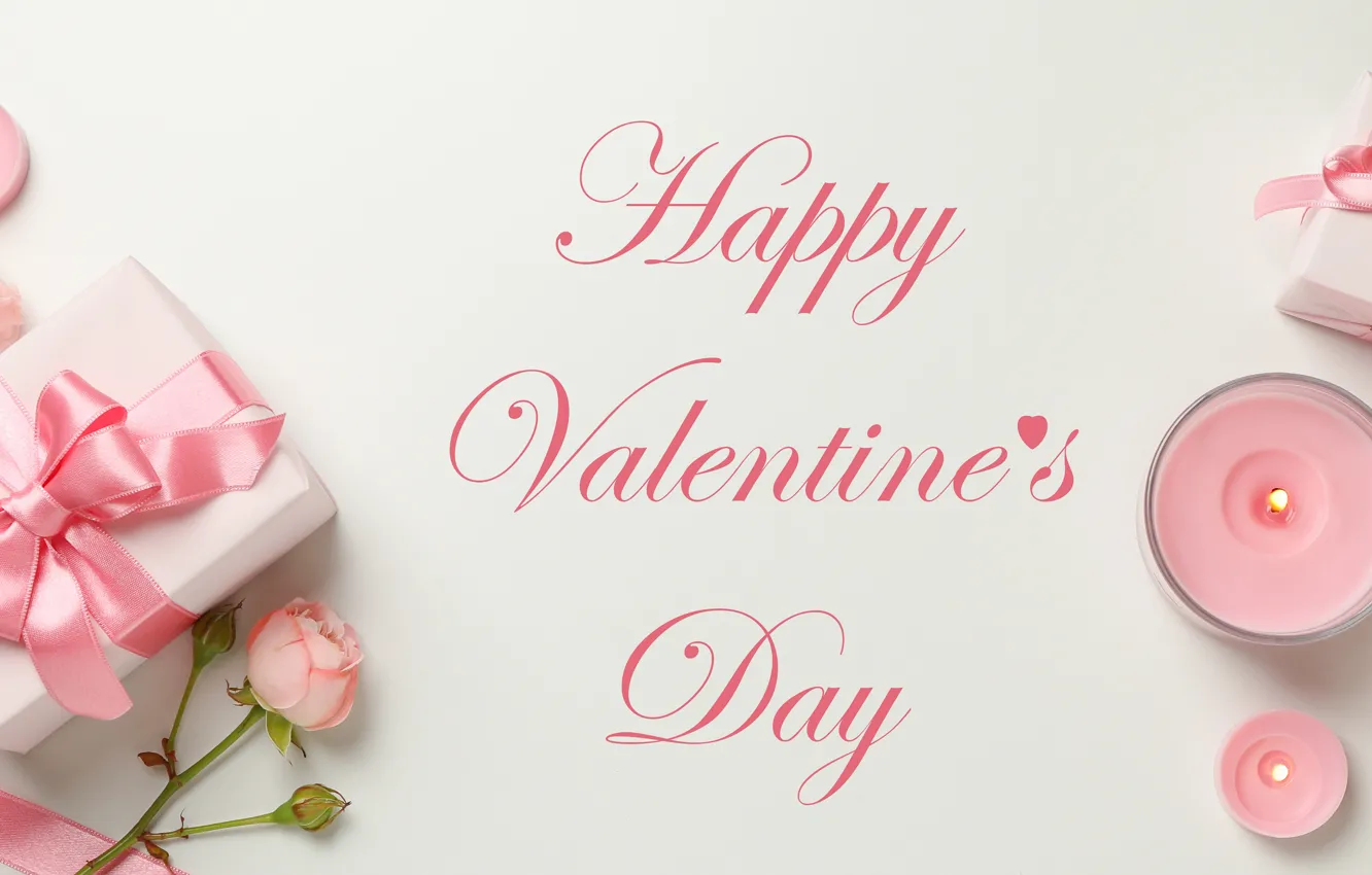 Фото обои любовь, цветы, романтика, розы, свечи, love, happy, pink, flowers, romantic, 14 февраля, Valentine's Day, День …