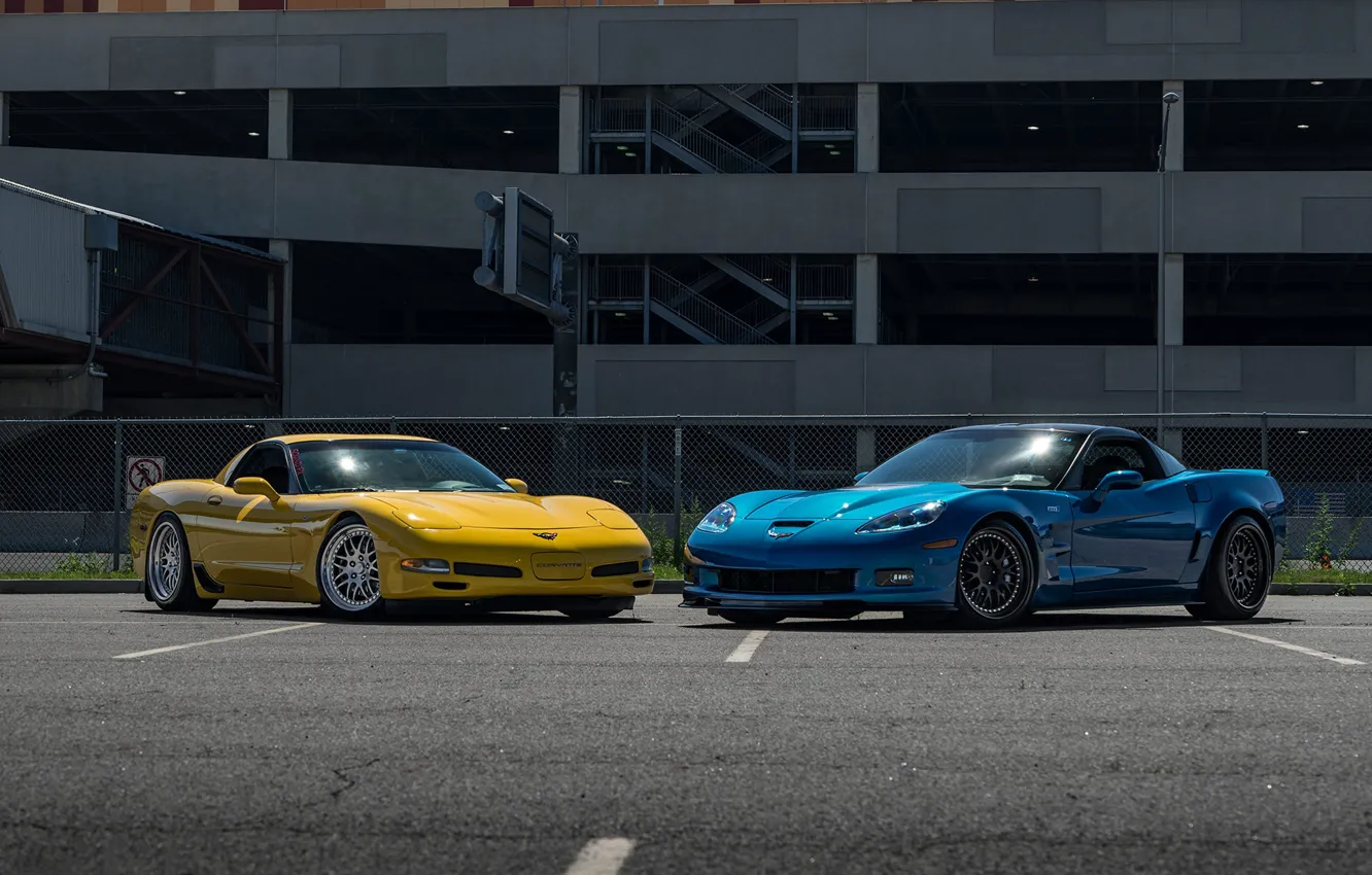 Фото обои Z06, Corvette, Chevrolet, ZR1. 
