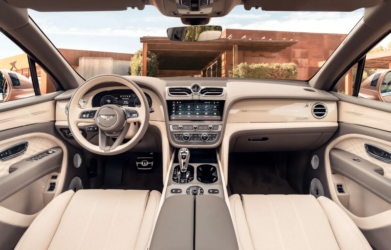 Фото обои дизайн, интерьер, Bentley, роскошь, люкс, Bentayga EWB