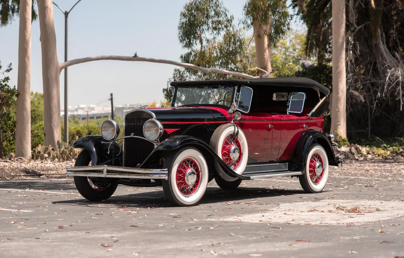 Фото обои старина, ретро, Chrysler, 1930, Phaeton, Series 77