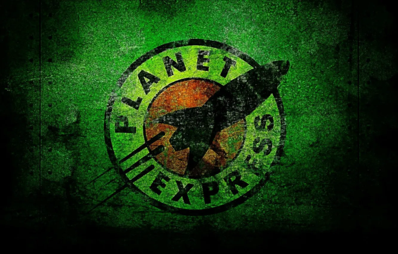 Фото обои лого, Футурама, Futurama, Planet Express