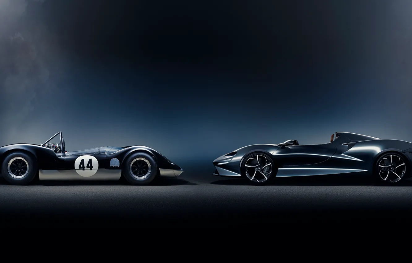 Фото обои widescreen, supercars, Mclaren, dark background, McLaren Elva, McLaren Elva M1A