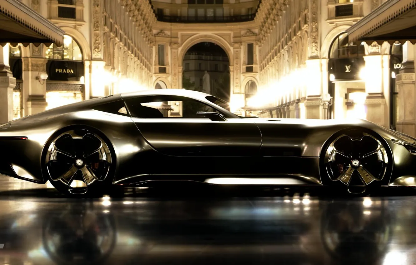 Фото обои Concept, Авто, Концепт, Машины, Mercedes, Vision, Gran Turismo Sport