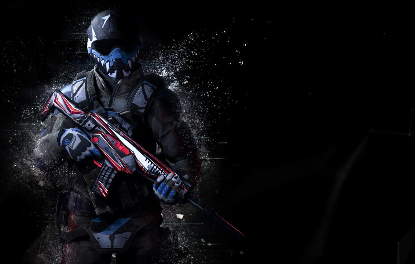 Фото обои оружие, боец, штурмовик, Warface, Crytek Kiev, Online shooter