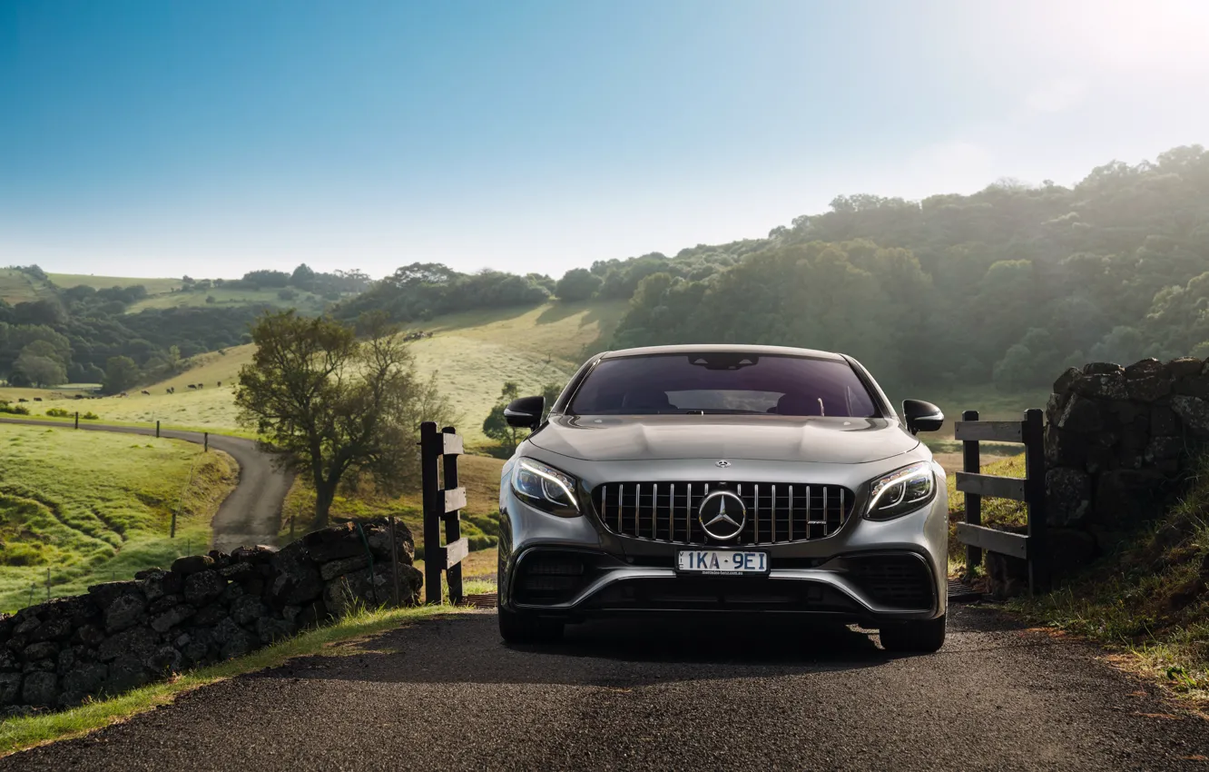Фото обои Mercedes-Benz, AMG, Coupe, 2018, 4MATIC, S63