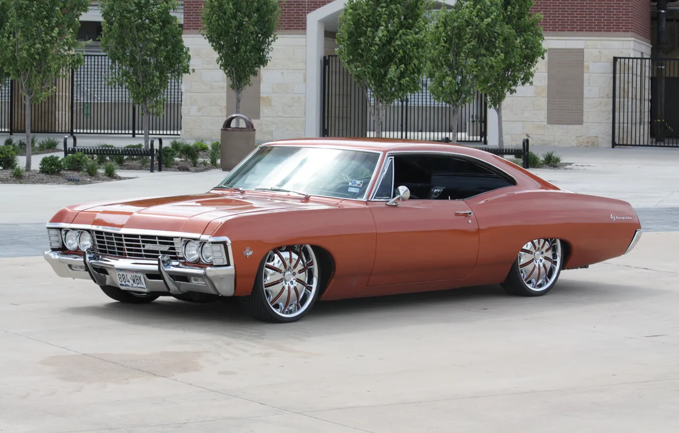 тюнинг, Chevrolet, Шевроле, wheels, tuning, 1967, custom, Impala, Chevrolet...