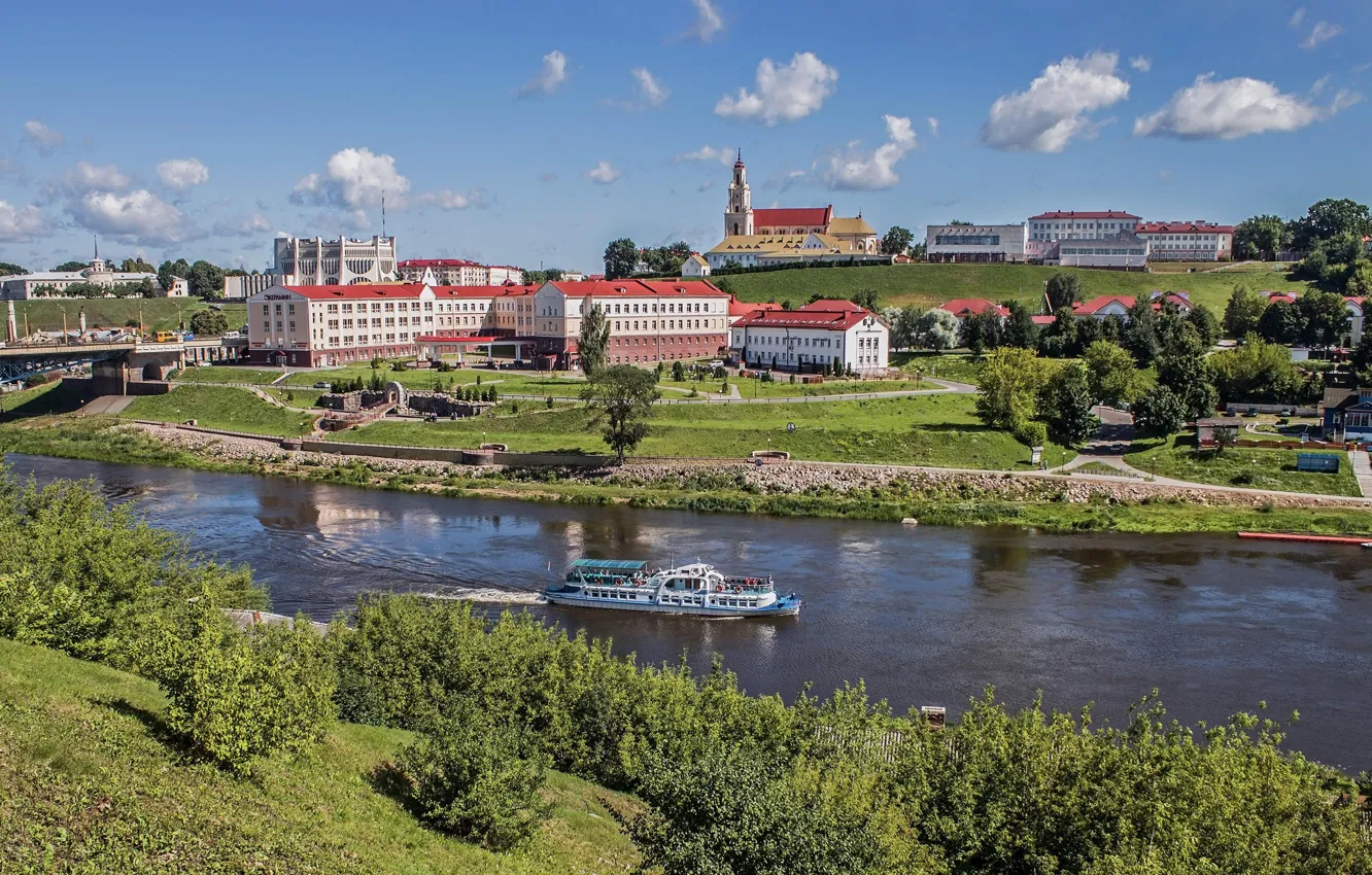 Фото обои река, Беларусь, гродно, неман