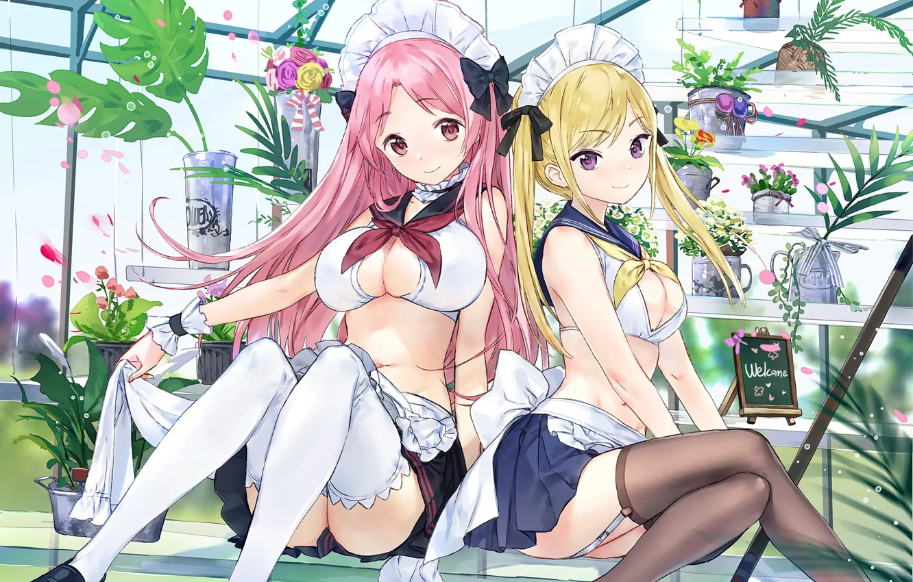 Фото обои Девушки, Подружки, Сексуальные, akiru (igel-flutter)