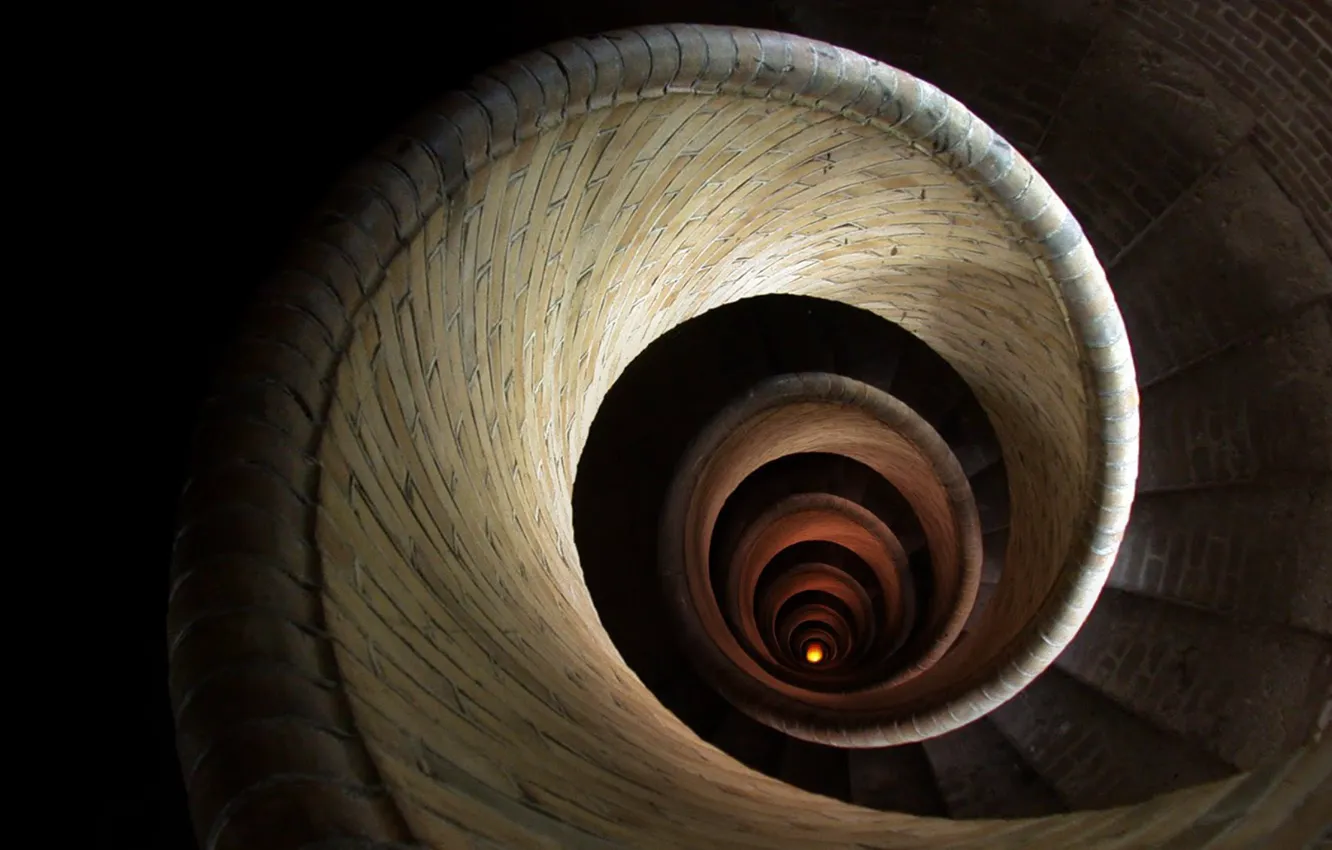Фото обои spiral, staircase, spiral staircase