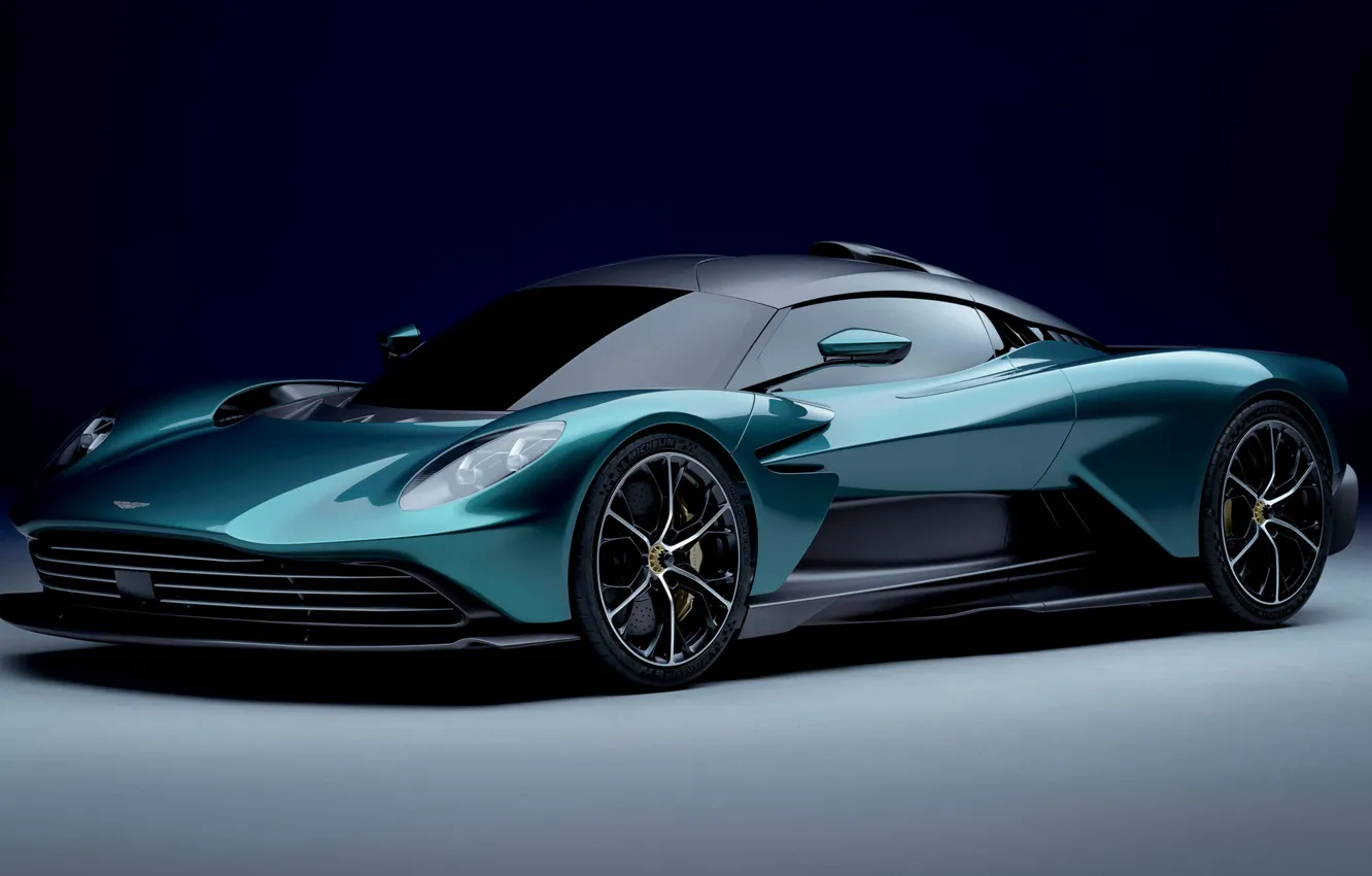 Фото обои дизайн, Aston Martin, технологии, спорт кар, Valhalla, 2022, Aston Martin Valhalla, обтекаемые формы, стремительный силуэт