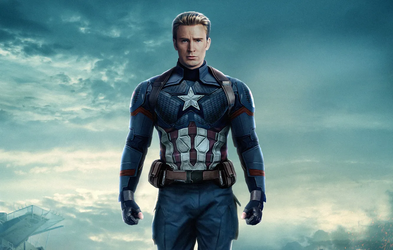 Фото обои Captain America, Chris Evans, Steven Rogers, Avengers 4