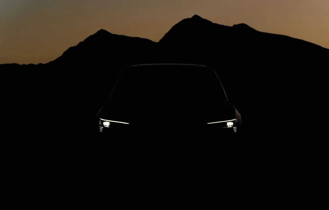 Фото обои свет, ночь, Audi, E-Tron, 2019, UK version