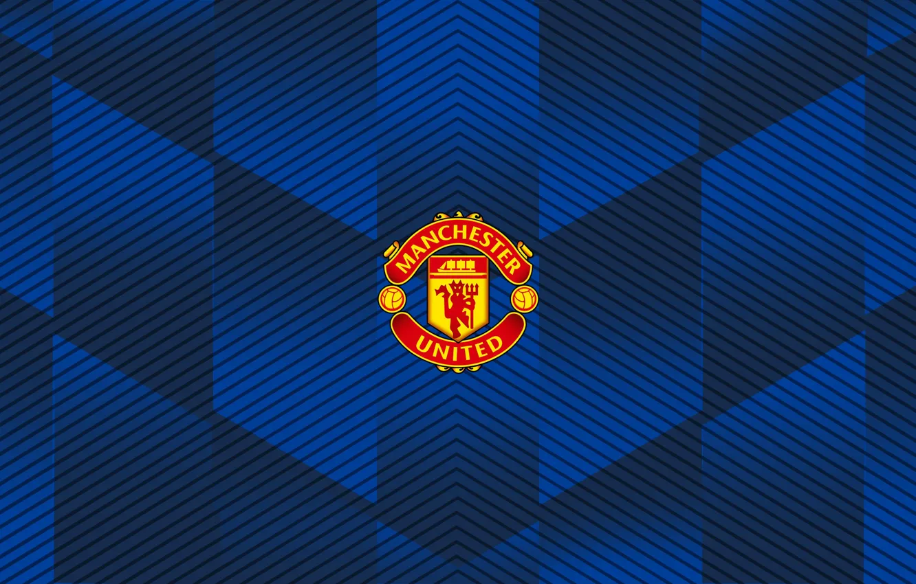 Фото обои logo, football, manchester united, soccer, united, man utd, man united