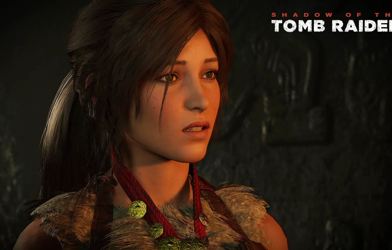 Фото обои глаза, волосы, Tomb Raider, Лара Крофт, Shadow of the Tomb Raider