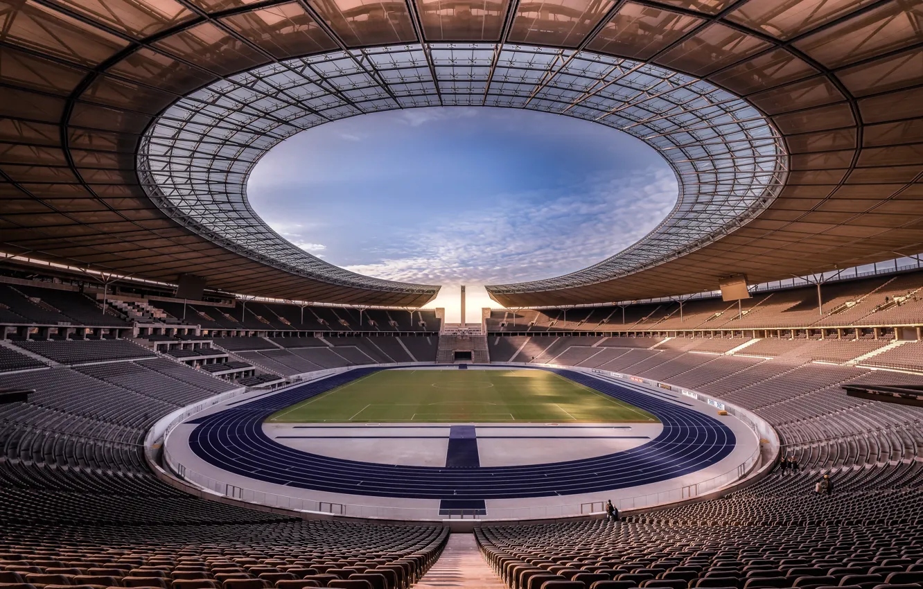 Фото обои football, germany, berlin, olympic stadium