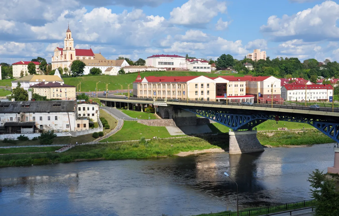 Фото обои мост, Беларусь, гродно, пивзавод