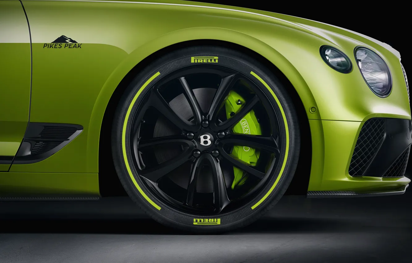 Фото обои Bentley, колесо, Continental GT, Limited Edition, Pikes Peak, 2020