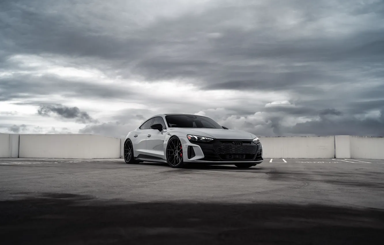 Фото обои Audi, grey, RS e-tron GT