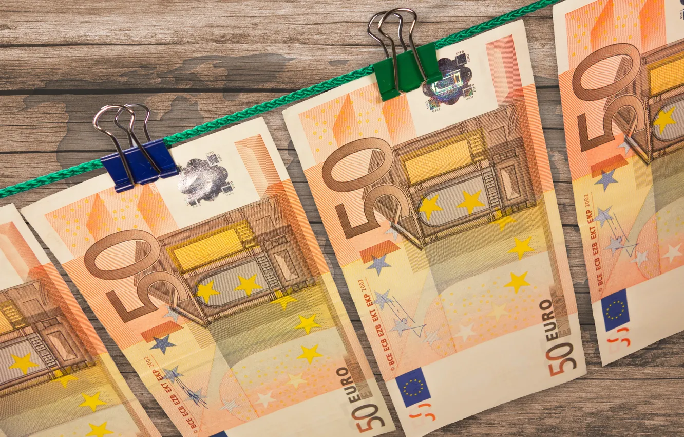 Фото обои деньги, евро, валюта, банкноты