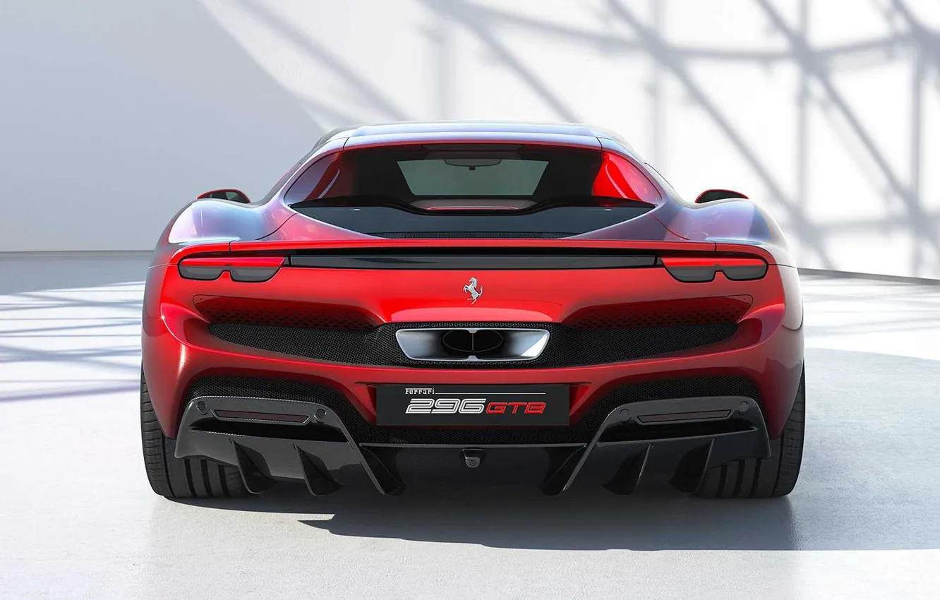 Фото обои Ferrari, феррари, exclusive, luxury, sports car, 2022, 296 GTB