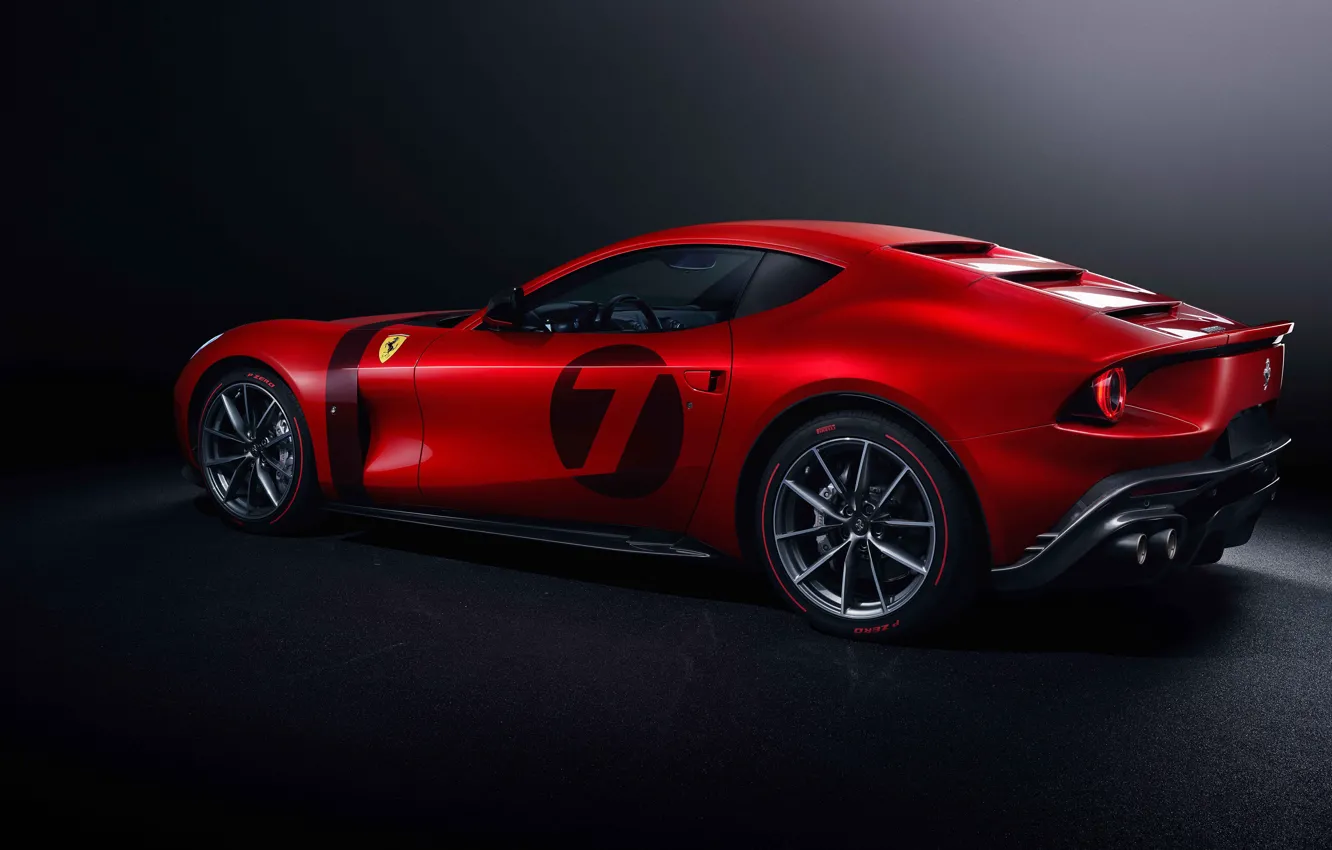 Фото обои Ferrari, red, super car, Omologata, Ferrari Omologata