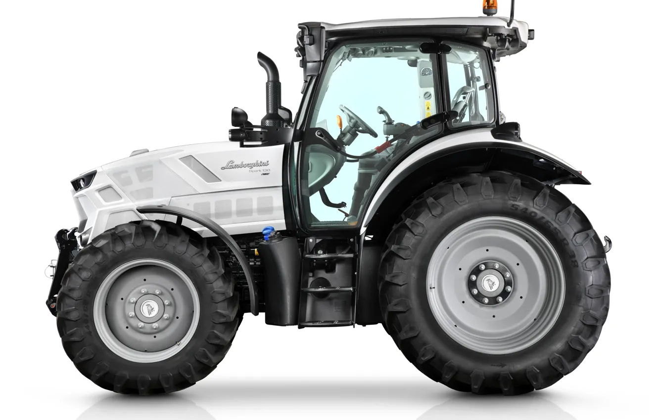 White tractor brand