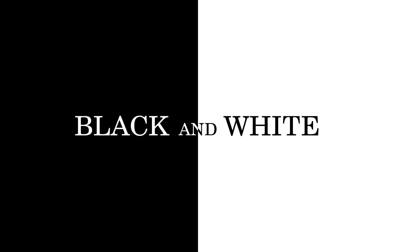 Фото обои white, black, minimalism, line, text, art, block, color, illustration, tones