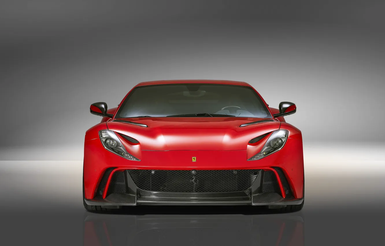 Фото обои Ferrari, суперкар, вид спереди, Novitec, N-Largo, Superfast, 812, 2019