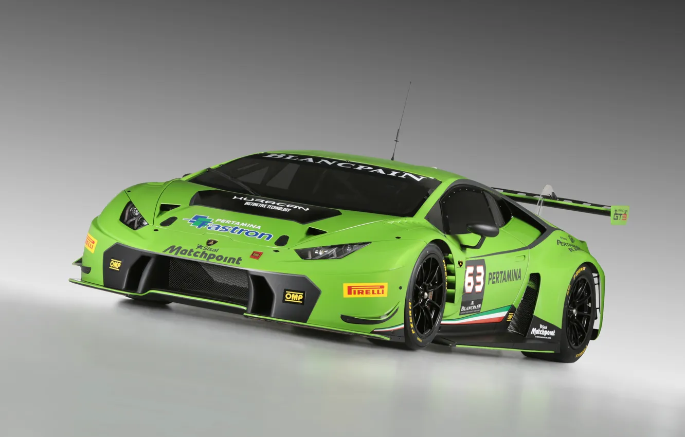 Фото обои Lamborghini, GT3, Sports car, 2015, Huracan, Lamborghini Huracan GT3