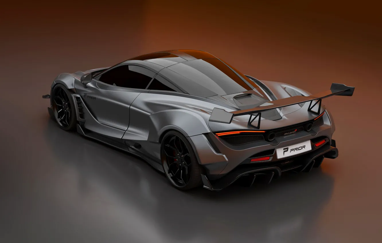 Фото обои McLaren, Prior Design, среднемоторный, 2020, 720S, widebody kit