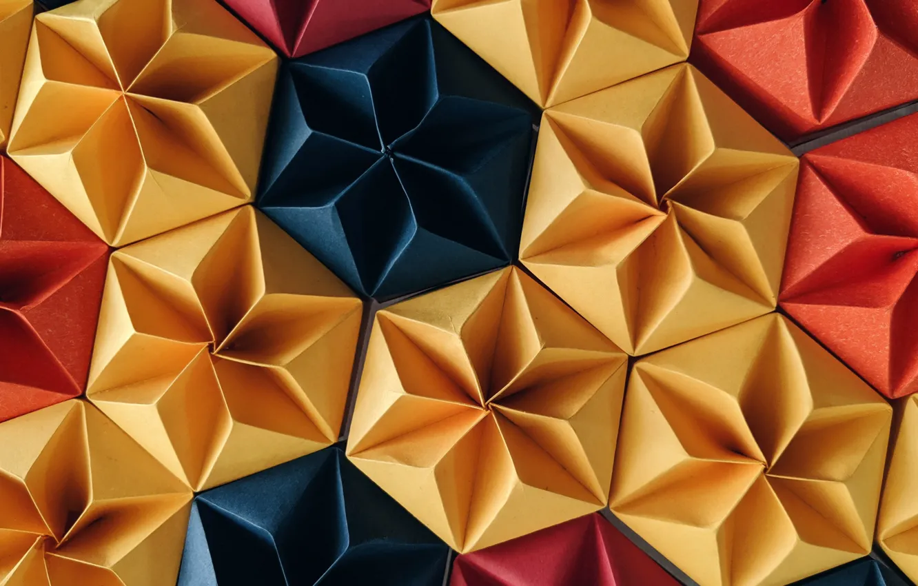 Фото обои текстура, оригами, треугольник, Абстрактные