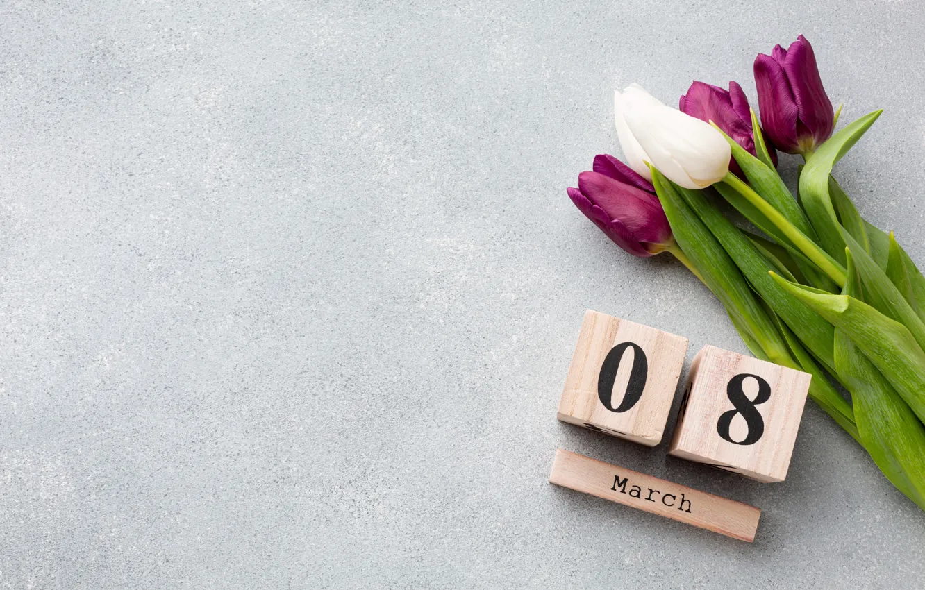 Фото обои цветы, букет, тюльпаны, happy, 8 марта, flowers, tulips, spring, celebration, женский день, 8 march, women's …